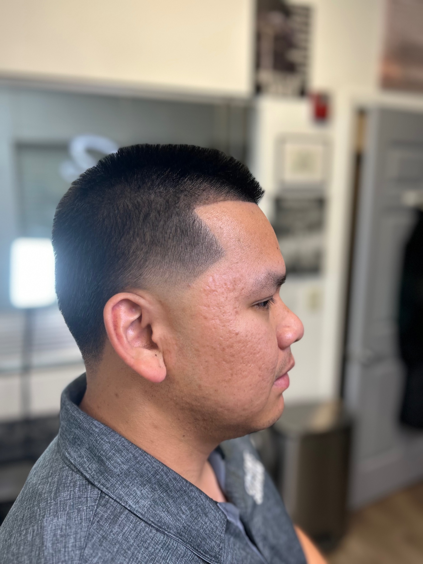 Low taper with crisp line-up